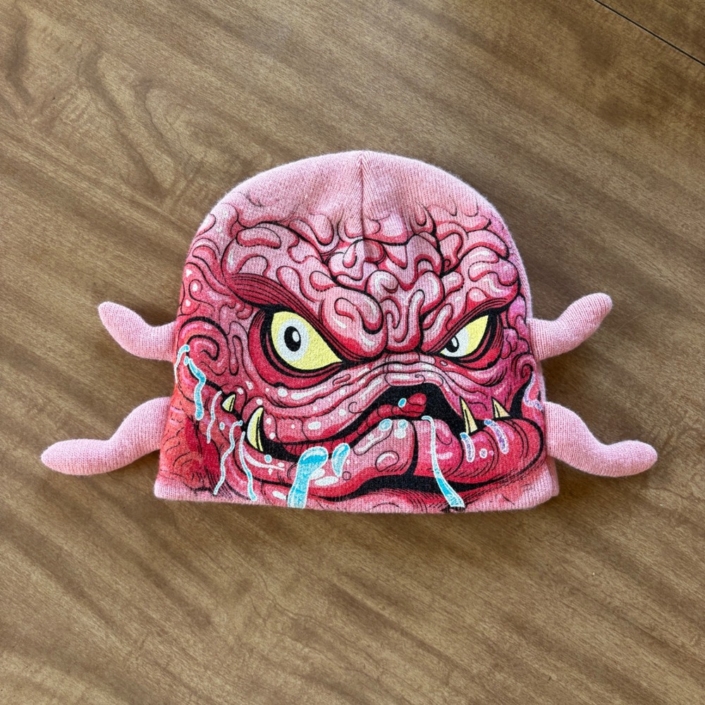 NECA Beanie Unisex OS TMNT Krang Stern Pinball 3D Tentacles Pink